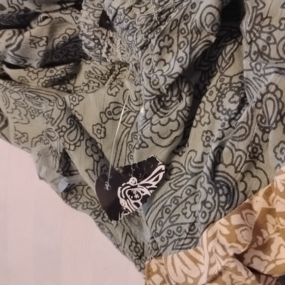 Angie Woman's Green Mixed Print Tiered Halter Maxi Dress, Size: S, NWT - Picture 6 of 9